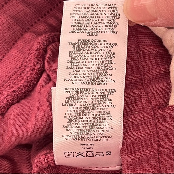 Rails Kingston Cranberry Jogger Sweatpants Size XS - Picture 13 of 16